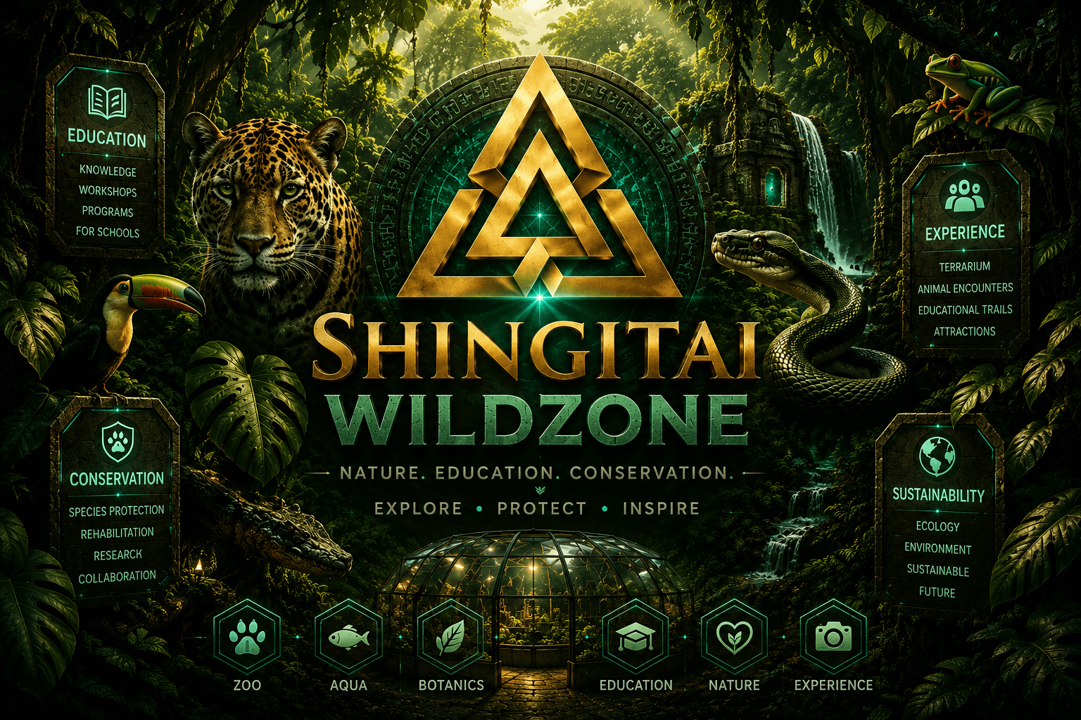 WildZone ecosystem visual